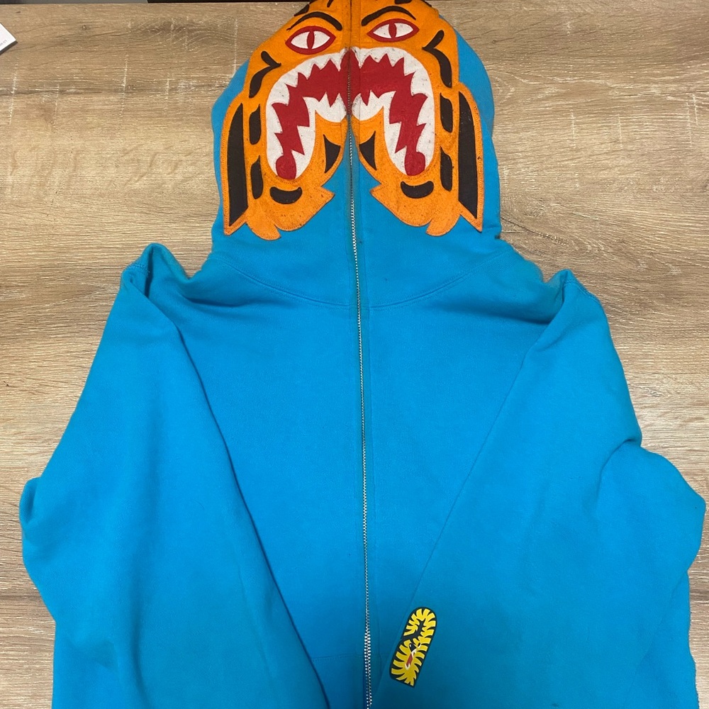 Bathing Ape Full Zip Tiger Hoodie